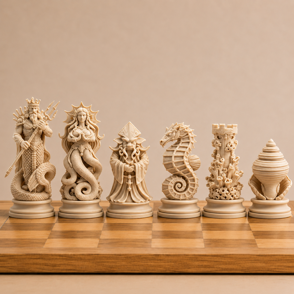 Atlanic Sea Chess Pieces