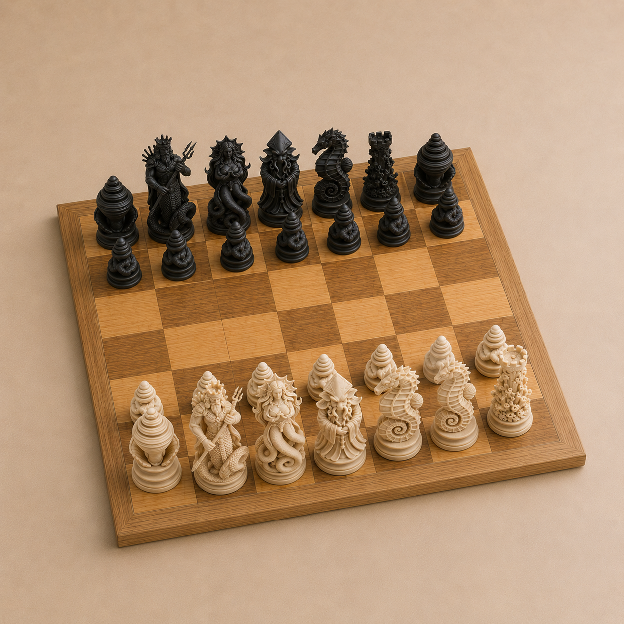 Atlanic Sea Chess Pieces