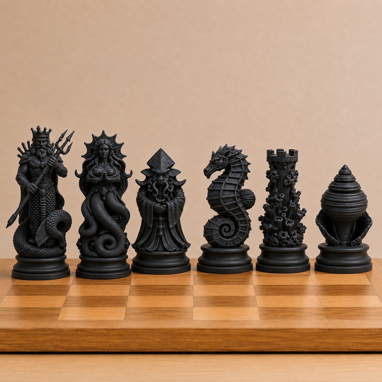 Atlanic Sea Chess Pieces