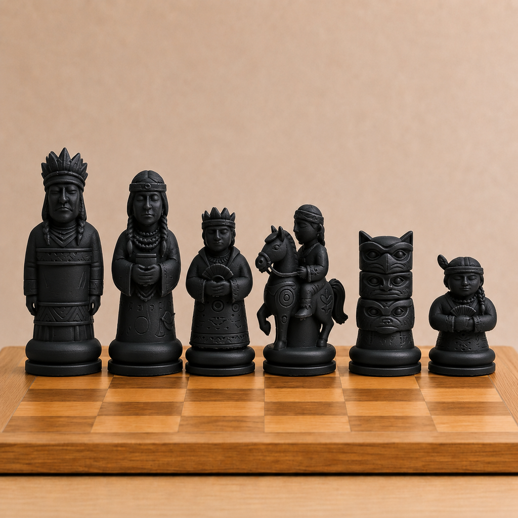 Indigenes Chess Set Pieces