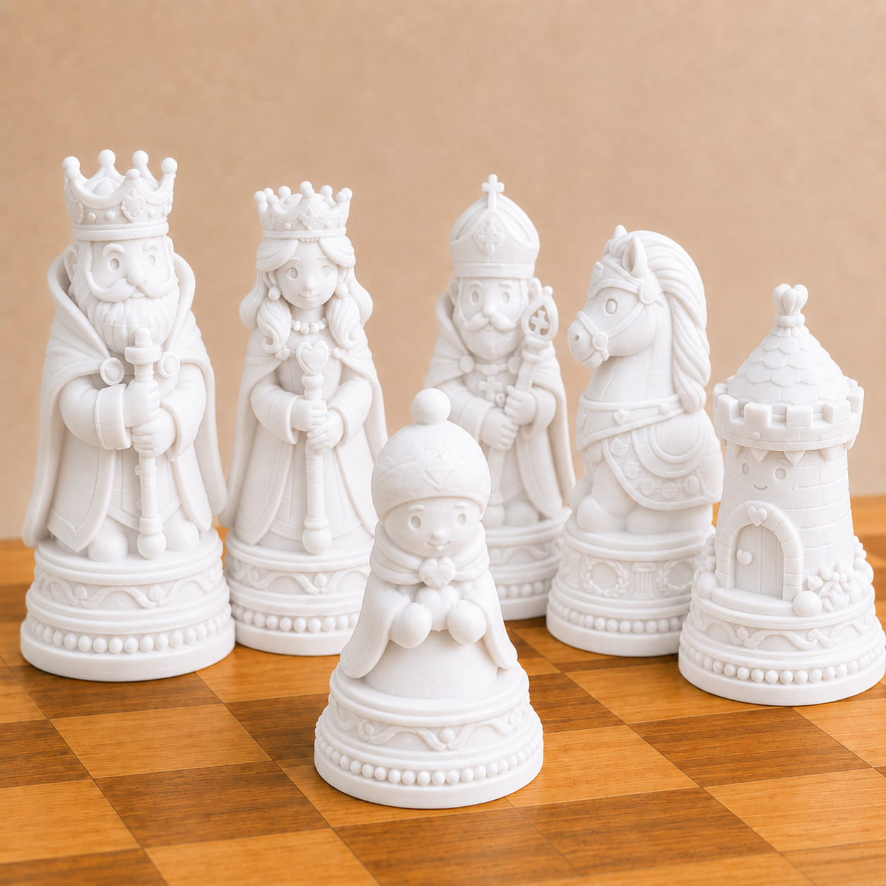 Royal Fairy Chess Pieces