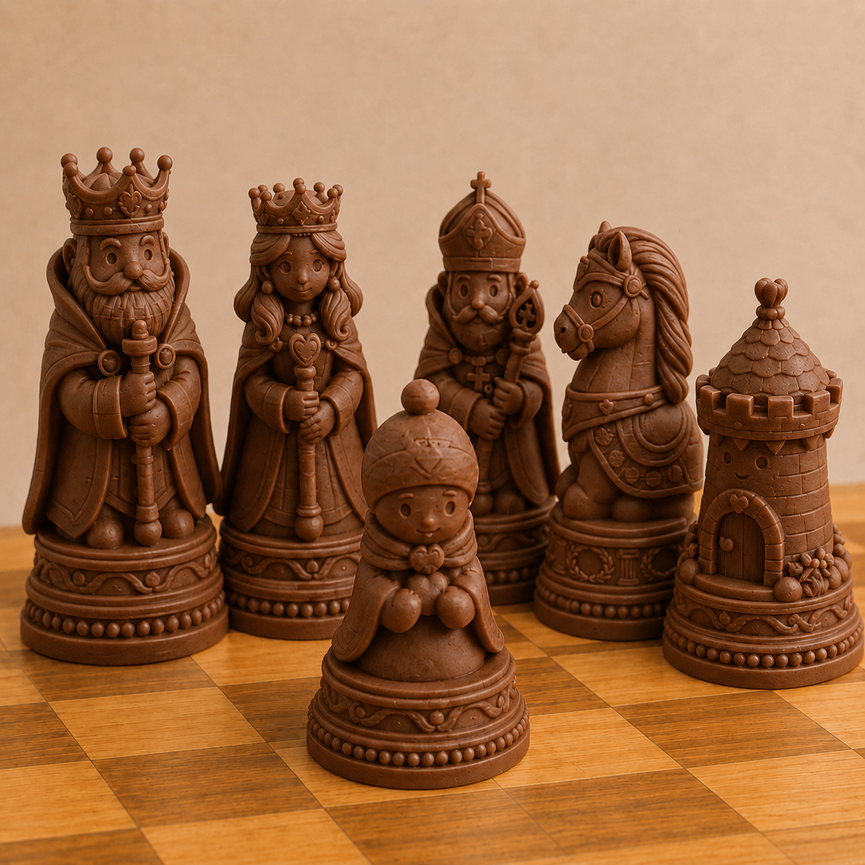 Royal Fairy Chess Pieces