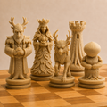 Nature Chess Set Pieces