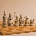 Garden Gnomes Chess Pieces