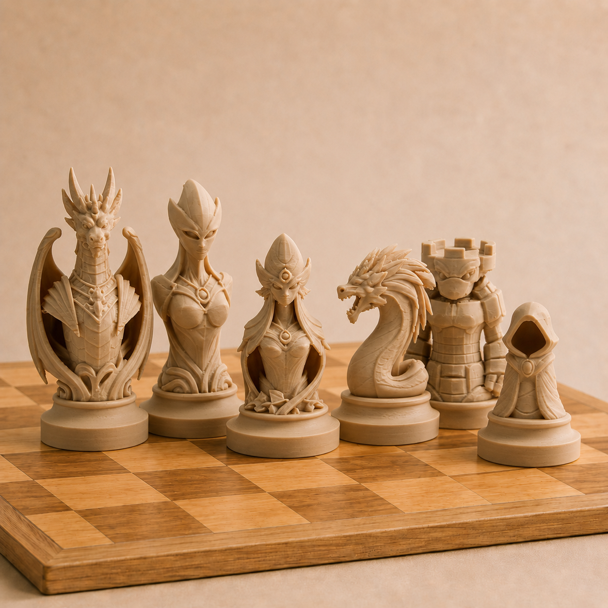 Fantasy Chess Pieces