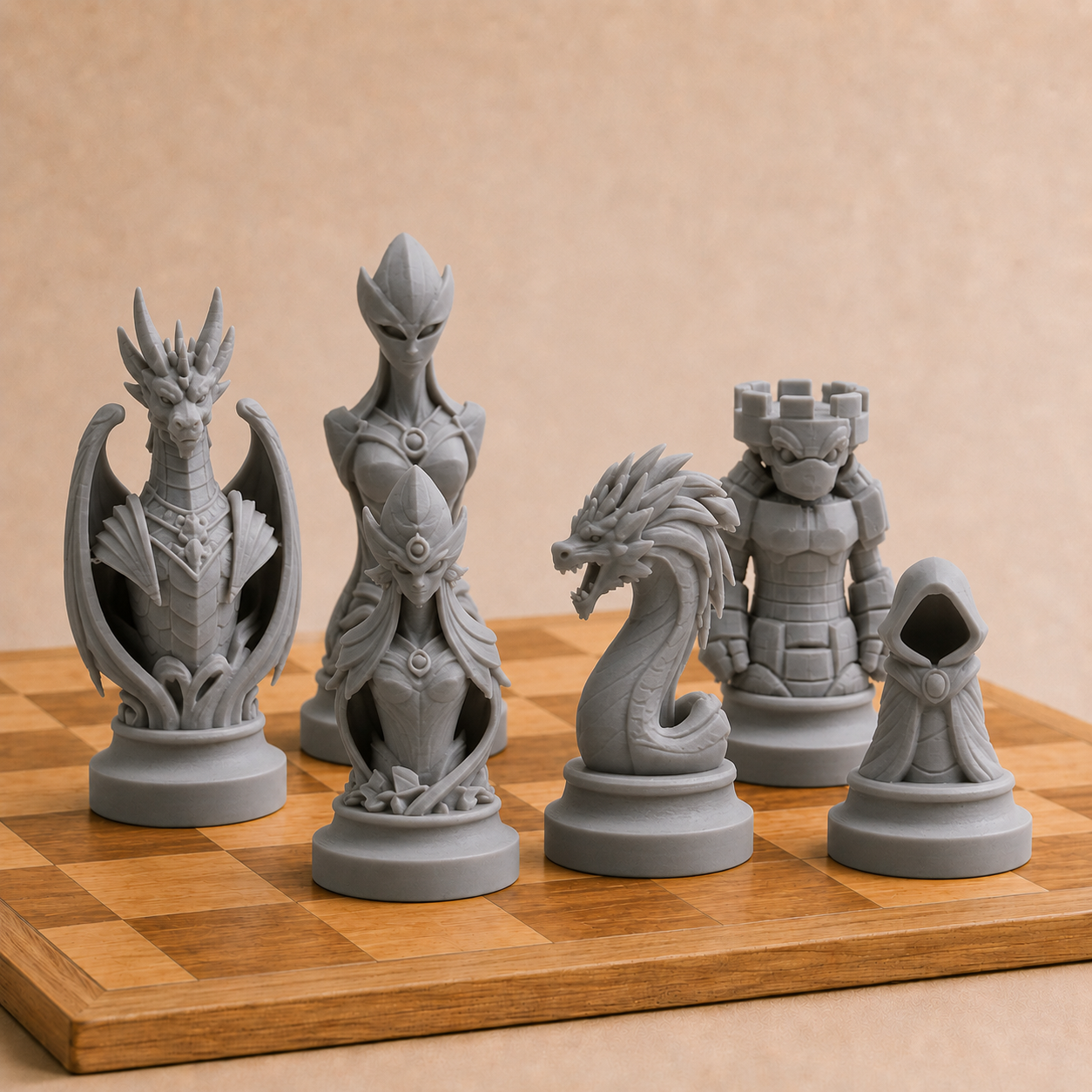 Fantasy Chess Pieces